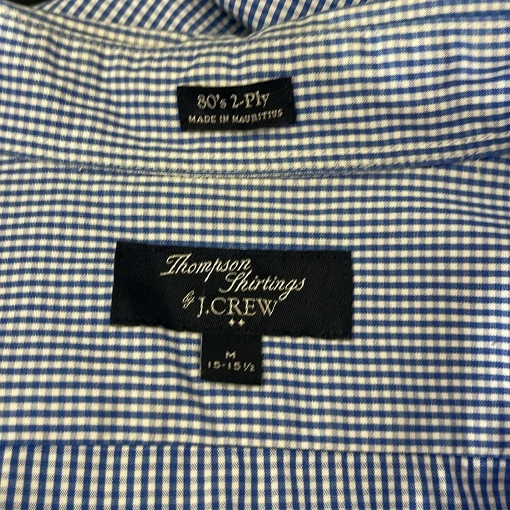 J. Crew Thompson shirtings medium